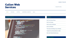 Desktop Screenshot of cullenwebservices.com