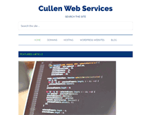 Tablet Screenshot of cullenwebservices.com